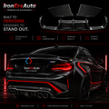 Real Carbon Fiber Rear Bumper Diffuser Splitter for BMW M2 F87 M2C Competition 2016-2022 MTC Desgin Rear Diffuser