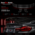 Real Dry Carbon Fiber Rear Wing Spoiler for BMW Sedan F80 M3 F82 M4 V Style Racing Wing Boot Spoiler 2014-2020