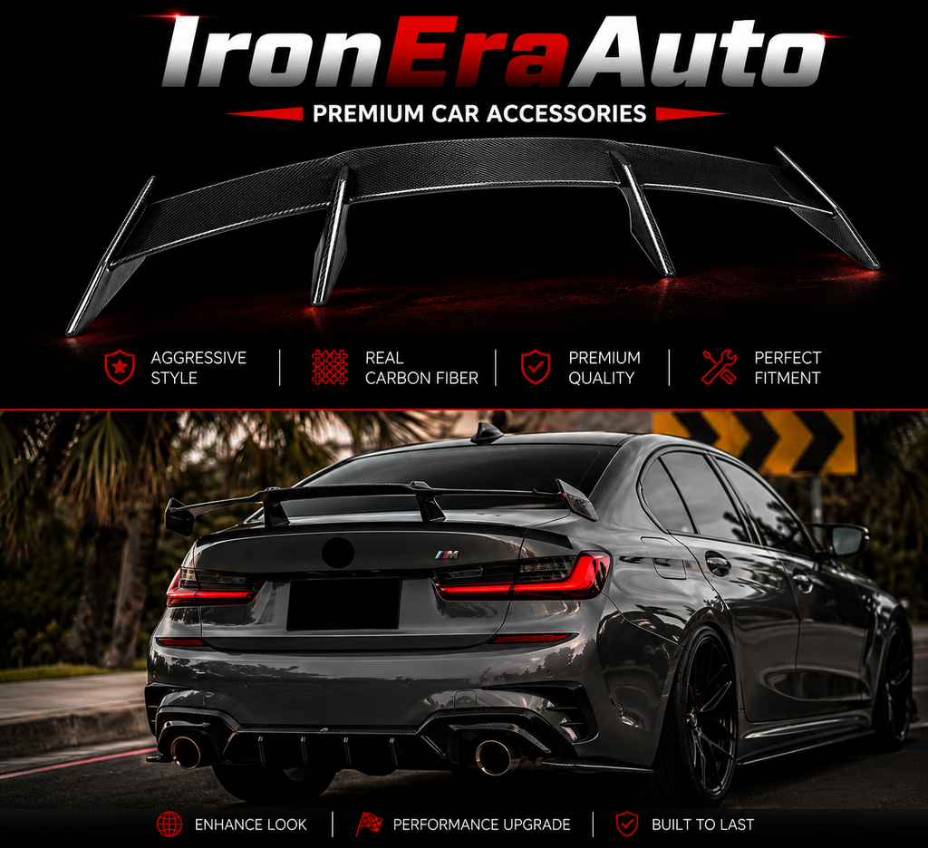 Carbon Fiber Rear Trunk Spoiler for BMW 3 Series G20 G28 2019-2025 Carbon Fiber Hight Spoiler Wing