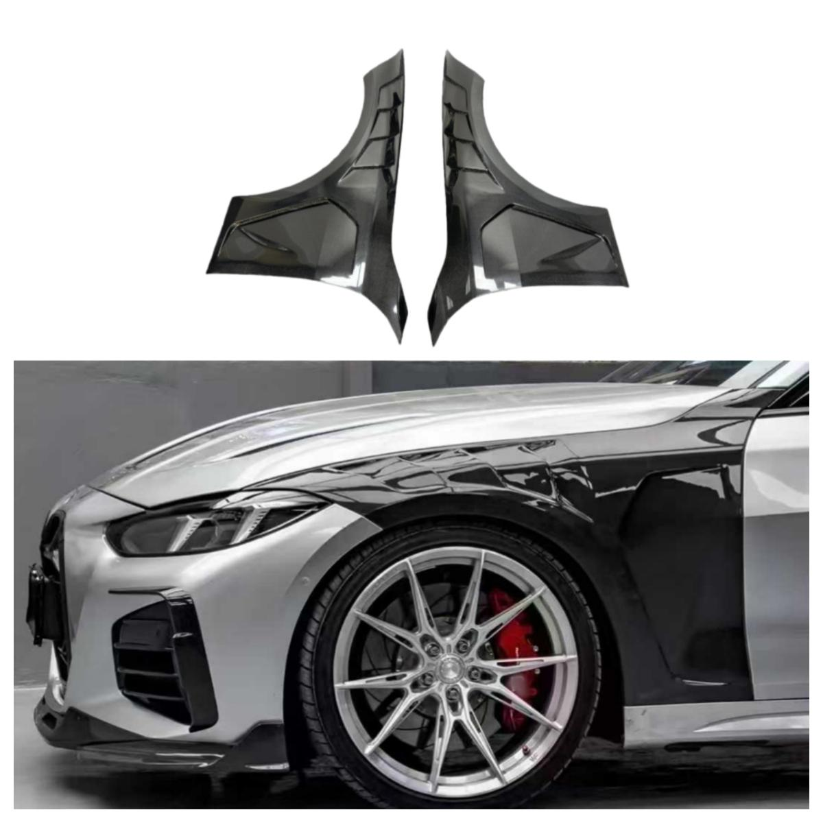 Carbon Fiber Fender for BMW 4 Series G22 G23 2020+ Upgrade Fenders with Vents Replacement Car Accessories