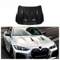 Real Carbon Fiber Engine Hood for BMW G22 G23 G26 I4 M440i Carbon Fiber Engine Bonnet for BMW 4 Series 430i 2020+