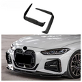Carbon Fiber Front Bumper Fog Light Vent Trim for BMW 4 Series G22 G23 Coupe 2020+ Front Splitter Side Wing Body Kit