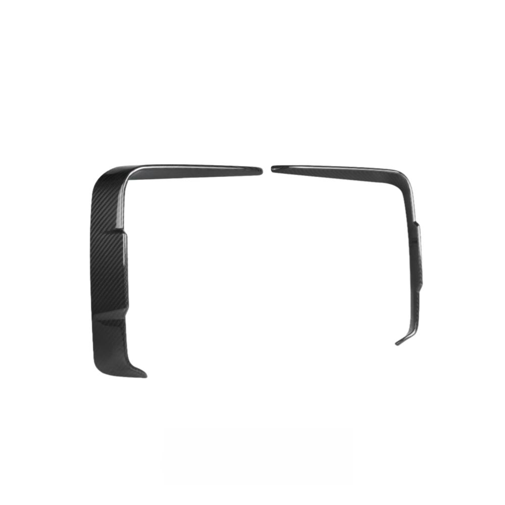 Carbon Fiber Front Bumper Fog Light Vent Trim for BMW 4 Series G22 G23 Coupe 2020+ Front Splitter Side Wing Body Kit