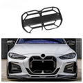 Carbon Fiber Front Bumper Grille for BMW 4 Series G22 G23 430i M440i 2020-2026 Dry Carbon Fiber Grill Body Kit