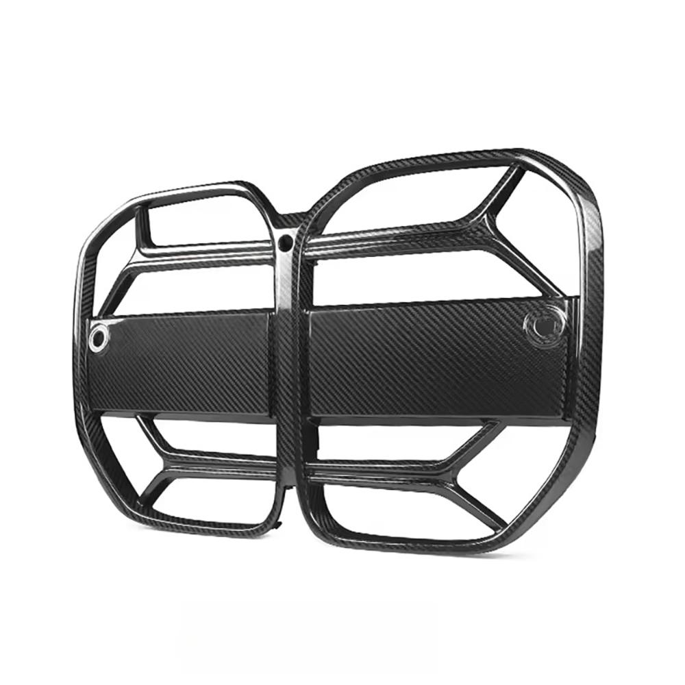Carbon Fiber Front Bumper Grille for BMW 4 Series G22 G23 430i M440i 2020-2026 Dry Carbon Fiber Grill Body Kit