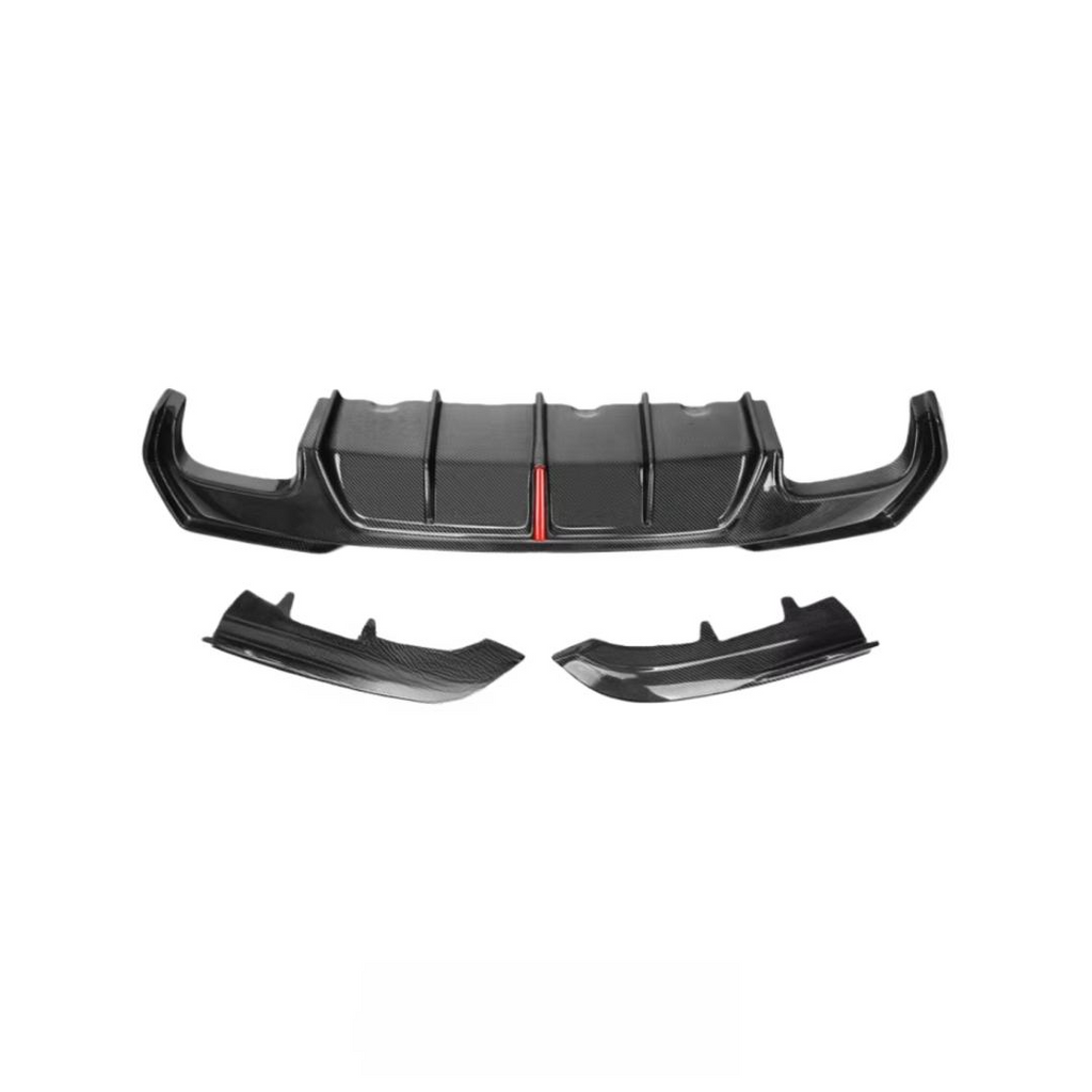 Hight Quality With Light Carbon Fiber Rear Bumper Diffuser for BMW 4 Series G22 G23 430i M440i 2020+ Car Carbon Fiber Body Kit