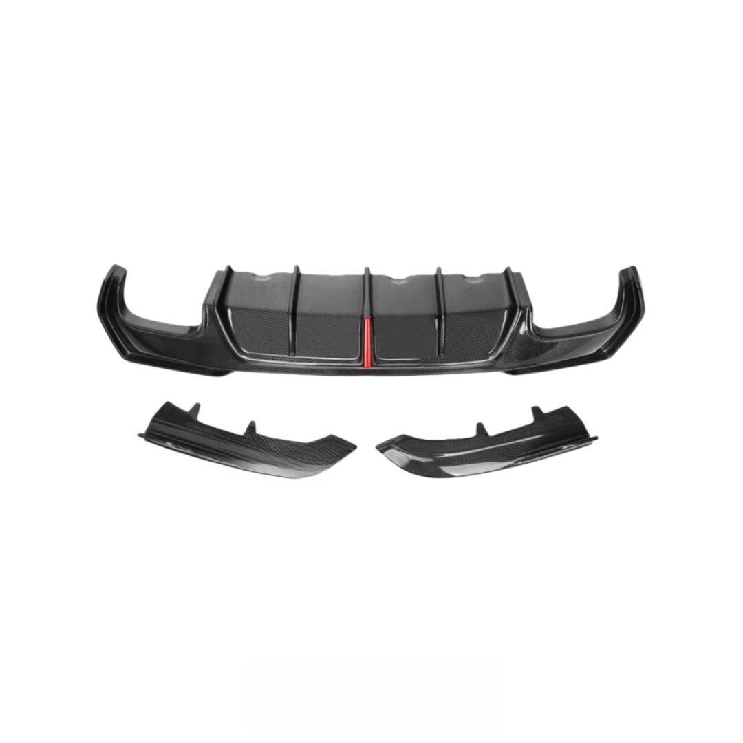 Hight Quality With Light Carbon Fiber Rear Bumper Diffuser for BMW 4 Series G22 G23 430i M440i 2020+ Car Carbon Fiber Body Kit