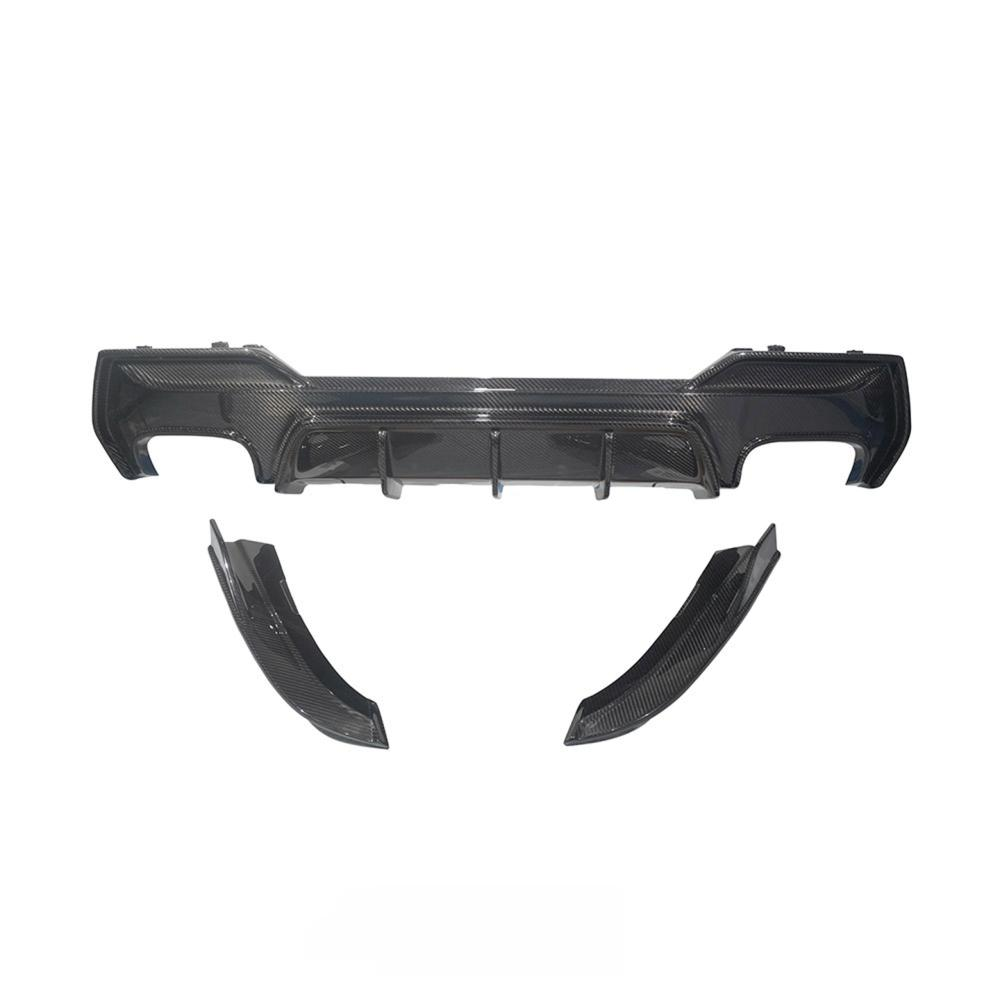 Carbon Fiber Rear Bumper Splitter Diffuser for BMW 4 Series G22 G23 2020+ Coupe Carbon Body Kit
