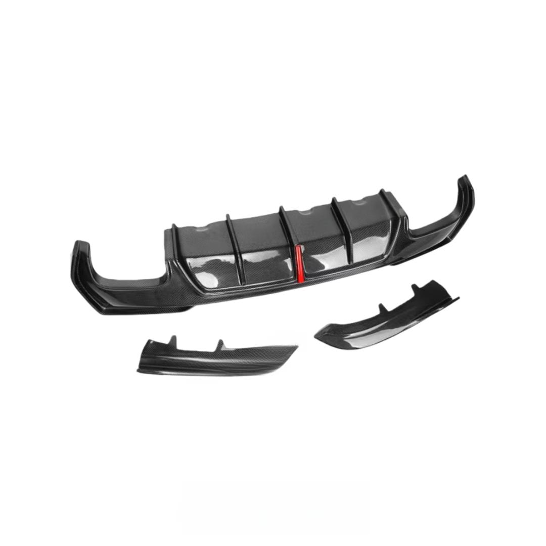 Hight Quality With Light Carbon Fiber Rear Bumper Diffuser for BMW 4 Series G22 G23 430i M440i 2020+ Car Carbon Fiber Body Kit