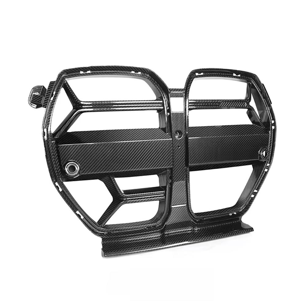 Dry Carbon Fiber Front Bumper Grill With ACC for BMW G80 G81 M3 G82 G83 M4 Coupe Touring 2021+ Hight Quality Body Kit
