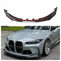 V Style Carbon Fiber Front Bumper Splitter Spoiler Lip for BMW G80 G81 M3 G82 G83 M4 Touring 2021+ Front Lip Body Kit