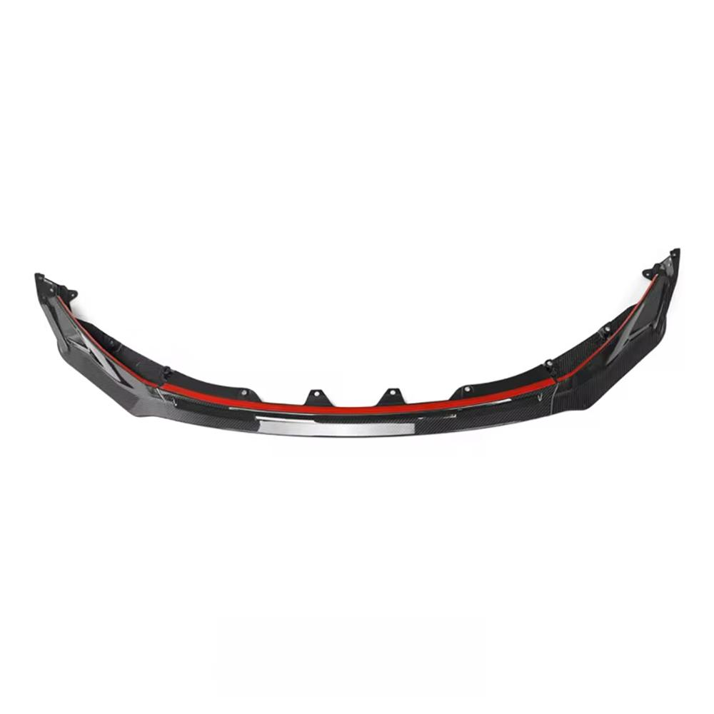 V Style Carbon Fiber Front Bumper Splitter Spoiler Lip for BMW G80 G81 M3 G82 G83 M4 Touring 2021+ Front Lip Body Kit