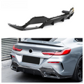Carbon Fiber Rear Bumper Diffuser for BMW 8 Series G14 G15 G16 840i 2019+ Carbon Rear Splitter Body Kit
