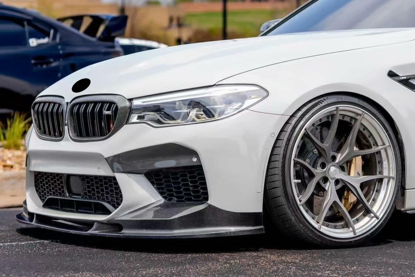 Hight Quality MP Style Carbon Fiber Front Bumper Grill for BMW 5 Series G30 G31 F90 M5 Pre Lci 2017-2020 Dual Slat Grille