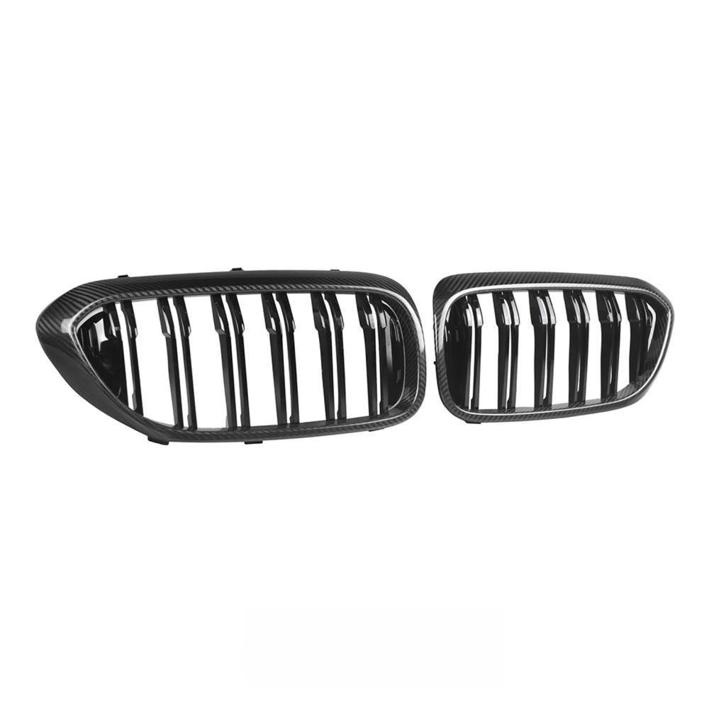 Hight Quality MP Style Carbon Fiber Front Bumper Grill for BMW 5 Series G30 G31 F90 M5 Pre Lci 2017-2020 Dual Slat Grille