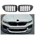 Hight Quality MP Style Carbon Fiber Front Bumper Grill for BMW 5 Series G30 G31 F90 M5 Pre Lci 2017-2020 Dual Slat Grille
