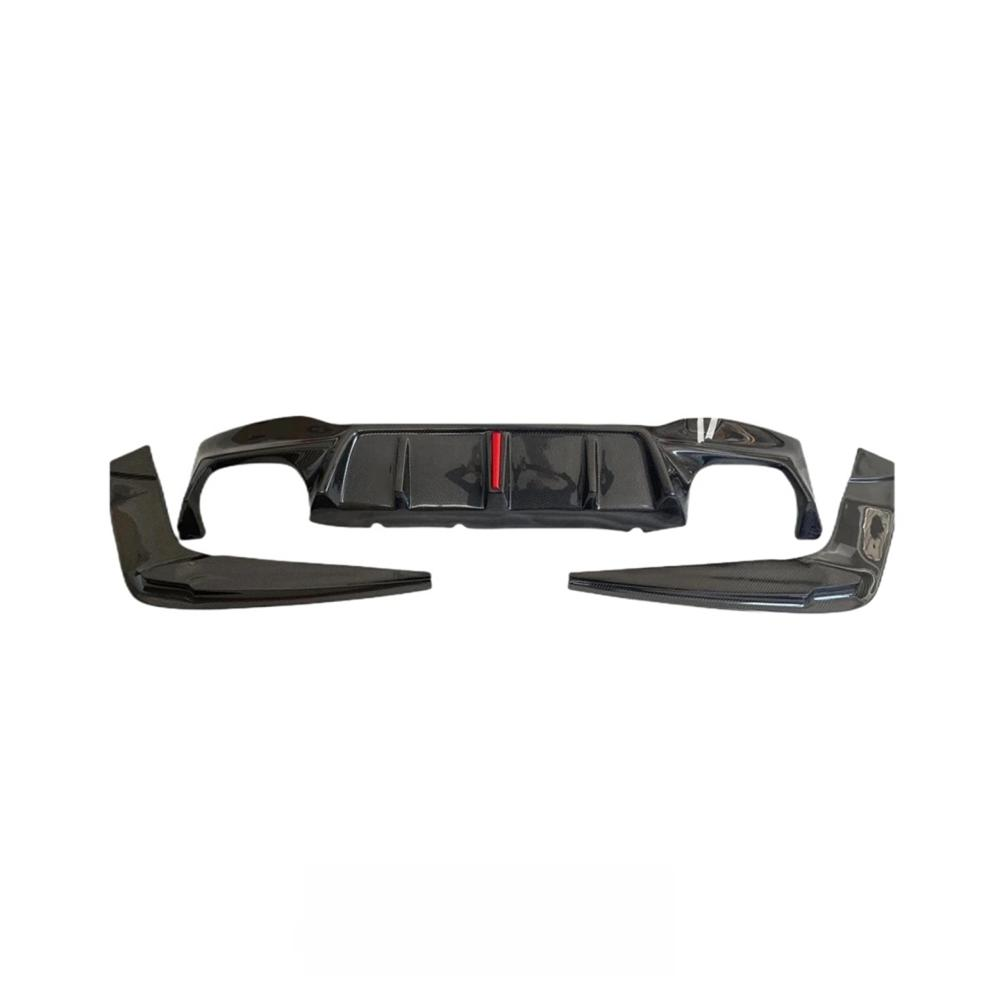 Carbon Fiber With Light Rear Bumper Diffuser for BMW 5 Series G30 M550i F90 M5 Rear Splitter Lip Hight Quality Body Kit