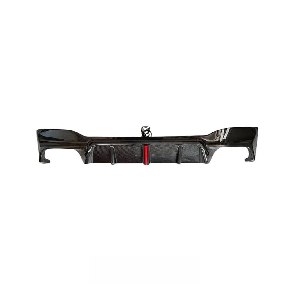 Carbon Fiber With Light Rear Bumper Diffuser for BMW 5 Series G30 M550i F90 M5 Rear Splitter Lip Hight Quality Body Kit