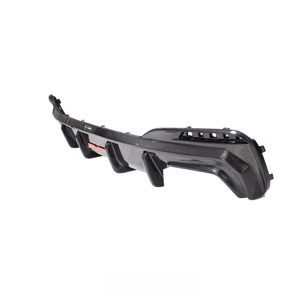 Hight Quality TAKD Style Carbon Fiber Rear Diffuser for BMW 5 Series G30 G31 F90 M5 2017-2023 Rear Bumper Splitter Lip Body Kit