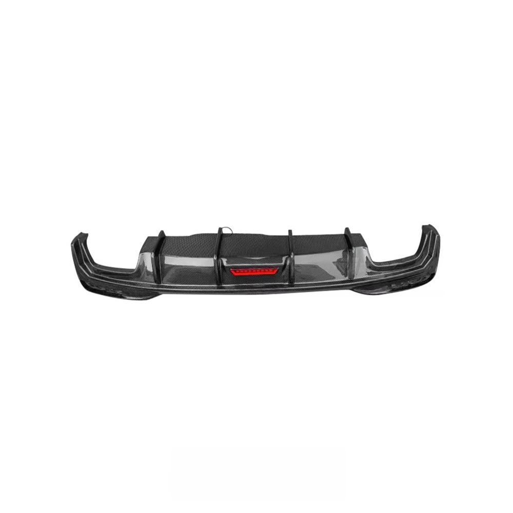 Hight Quality TAKD Style Carbon Fiber Rear Diffuser for BMW 5 Series G30 G31 F90 M5 2017-2023 Rear Bumper Splitter Lip Body Kit