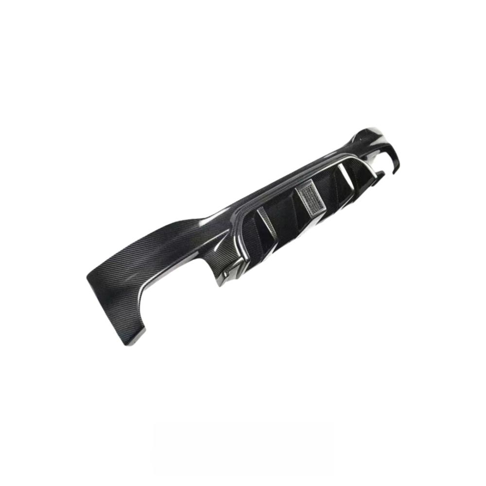 M5 Style With Light Carbon Fiber Rear Diffuser for BMW 5 Series G30 540i M550i F90 2017+ Rear Bumper Splitter Lip Body Kit