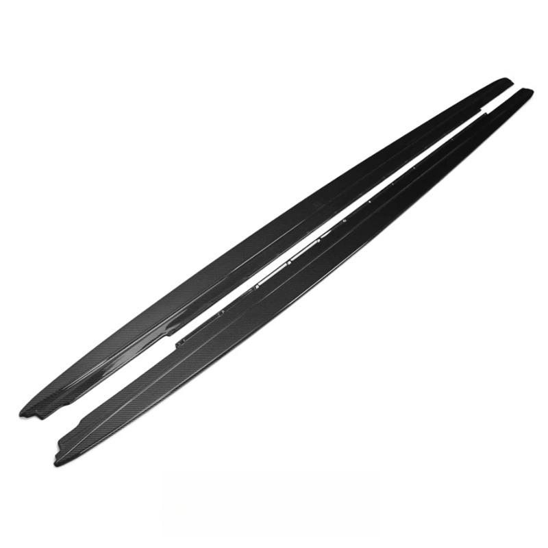 Hight Quality MP Style Carbon Fiber Side Skirt for BMW 5 Series G30 540i M540i F90 M5 2017+ Side Bumper Splitter Lip Body Kit