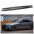 Hight Quality MP Style Carbon Fiber Side Skirt for BMW 5 Series G30 540i M540i F90 M5 2017+ Side Bumper Splitter Lip Body Kit