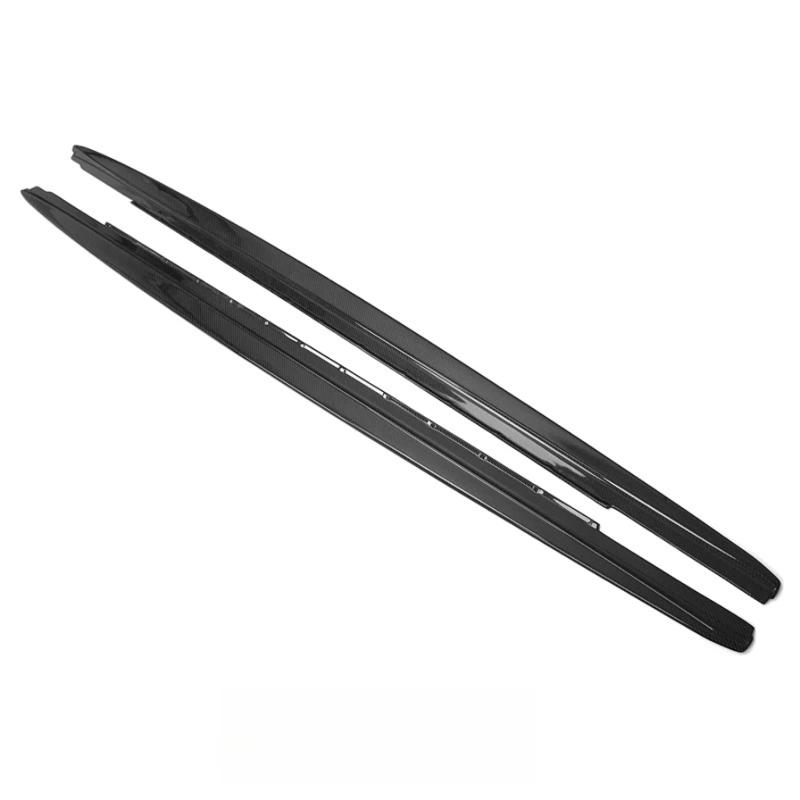Hight Quality MP Style Carbon Fiber Side Skirt for BMW 5 Series G30 540i M540i F90 M5 2017+ Side Bumper Splitter Lip Body Kit