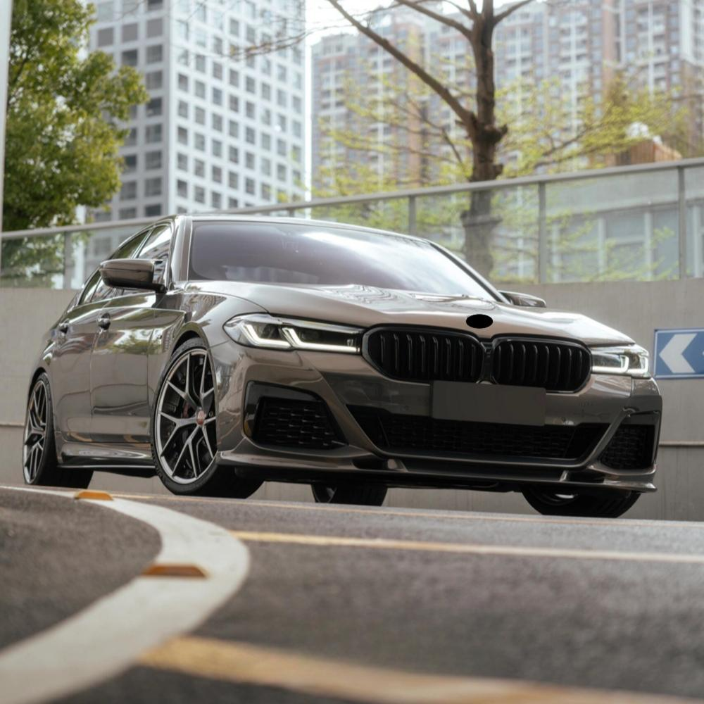 Carbon Fiber Front Bumper Splitter Lip for BMW 5 Series G30 G31 540i M550i LCI 2021-2023 Perfect Installation Body Kit