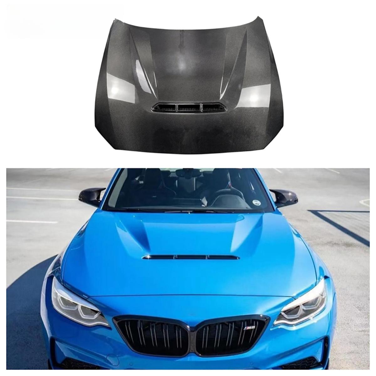 Carbon Fiber Engine Hood for BMW 2 Series F22 F87 M2 M2C 2014-2019 Front Engine Bonnet Cove Body Kit