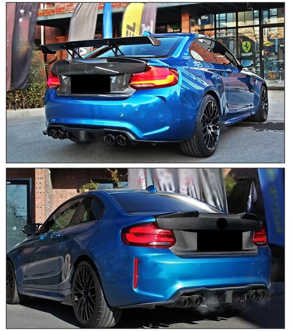 Carbon Fiber Rear Trunk Cover for BMW 2 Series F22 F87 M2 M2C 2016-2022 Upgrade Replacement Rear Trunk Lid