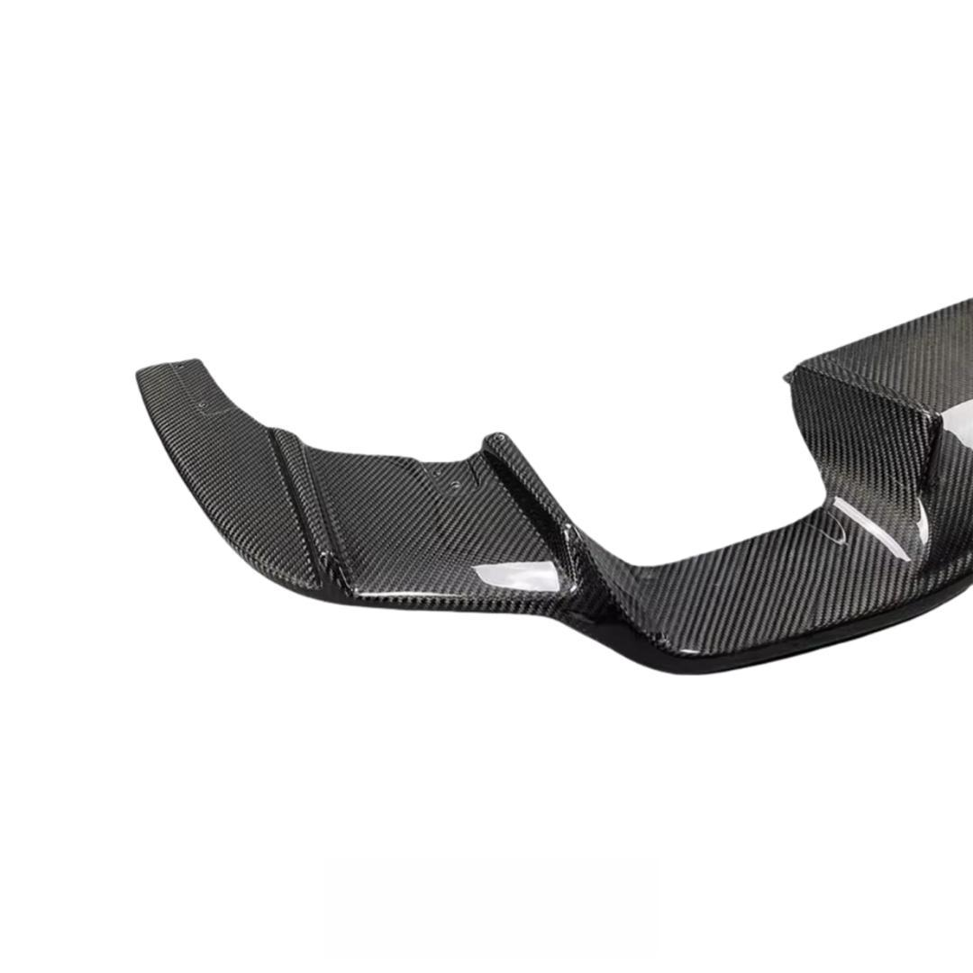 Carbon Fiber Rear Bumper Diffuser Splitter for BMW M2 F87 M2C 2016-2022 Replacement Rear Diffuser With LED Light