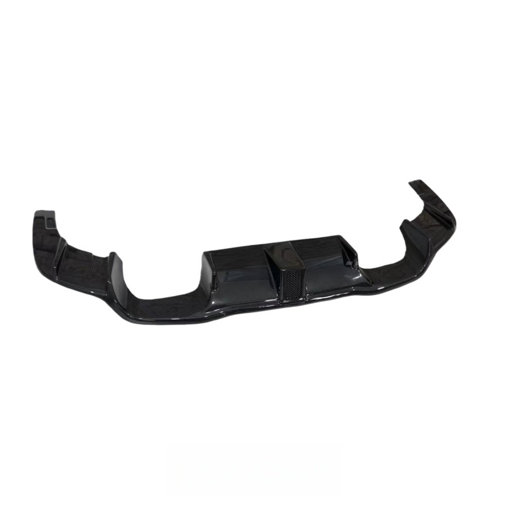 Carbon Fiber Rear Bumper Diffuser Splitter for BMW M2 F87 M2C 2016-2022 Replacement Rear Diffuser With LED Light