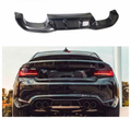Real Carbon Fiber F87 M2 Rear Bumper Diffuser for BMW F87 M2 M2C Competition 2016-2022 Rear Splitter