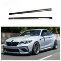 Carbor Fiber Side Skirt for BMW F87 M2 M2C 2016-2022 Carbon Fiber Side Bumper Splitter Lip Body Kit
