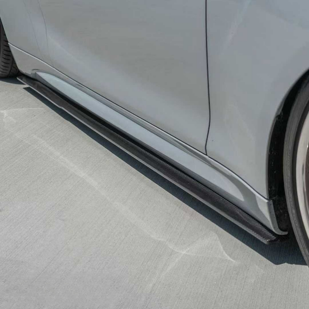 Carbor Fiber Side Skirt for BMW F87 M2 M2C 2016-2022 Carbon Fiber Side Bumper Splitter Lip Body Kit