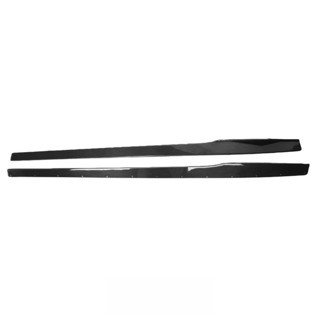 Real Carbor Fiber Side Skirt for BMW F87 M2 M2C 2016-2022 Carbon Fiber Side Bumper Splitter Spoiler Lip Car Body Kit