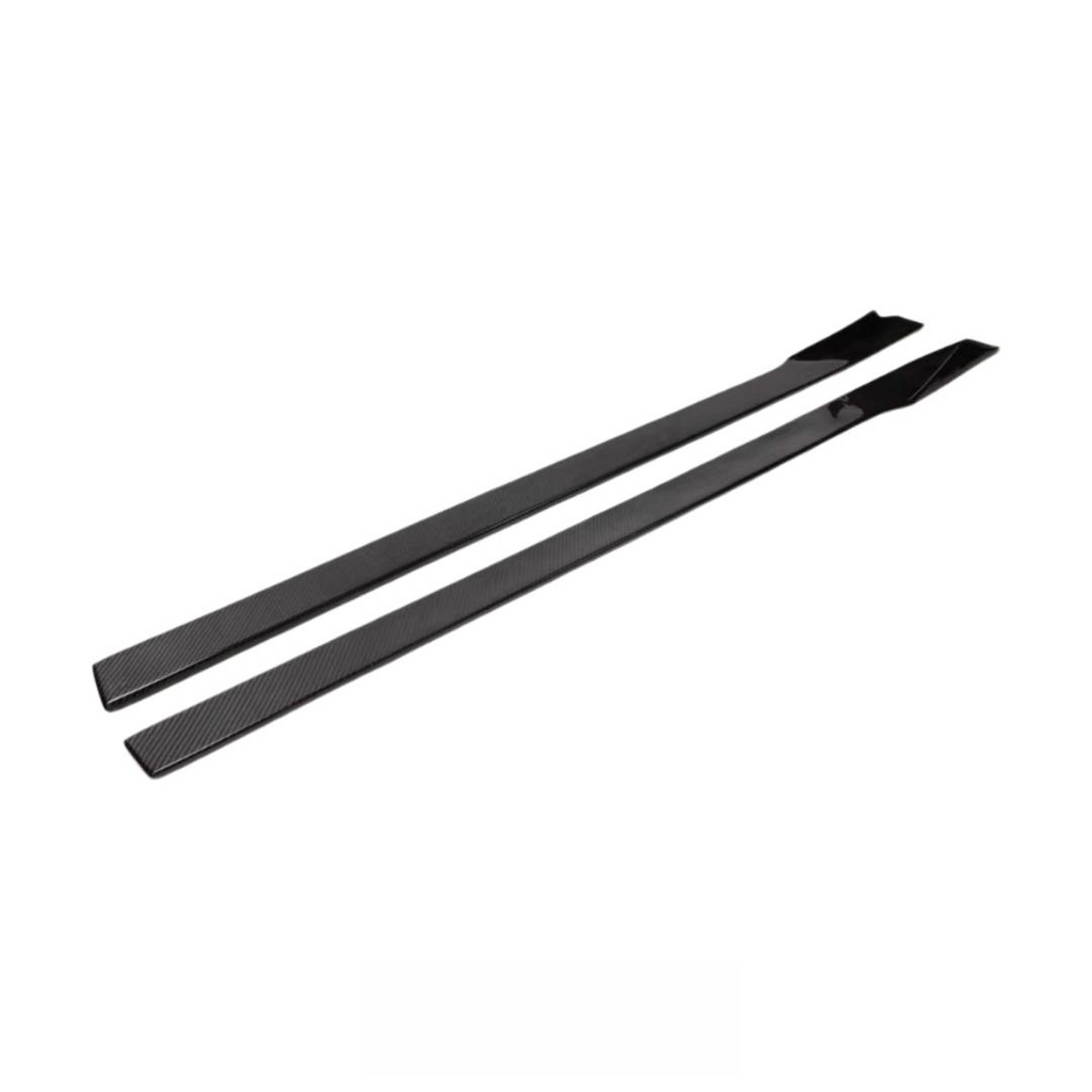 Real Carbor Fiber Side Skirt for BMW F87 M2 M2C 2016-2022 Carbon Fiber Side Bumper Splitter Spoiler Lip Car Body Kit