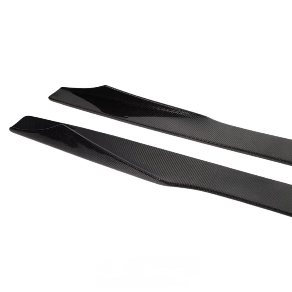 Real Carbor Fiber Side Skirt for BMW F87 M2 M2C 2016-2022 Carbon Fiber Side Bumper Splitter Spoiler Lip Car Body Kit