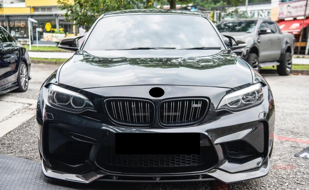 Real Carbon Fiber Front Bumper Splitter Lip for BMW M2 F87 2016-2022 Carbon Fiber Car Front Lip Body Kit