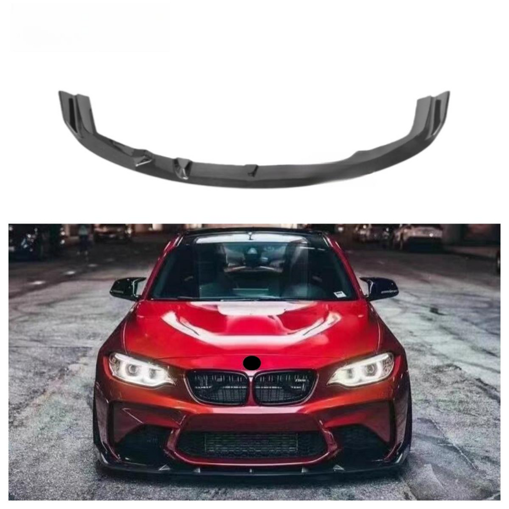 Real Carbon Fiber Front Lip for BMW M2 F87 2016-2022 Carbon Fiber Front Bumper Splitter Spoiler Lip Body Kit