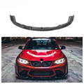 Real Carbon Fiber Front Lip for BMW M2 F87 2016-2022 Carbon Fiber Front Bumper Splitter Spoiler Lip Body Kit