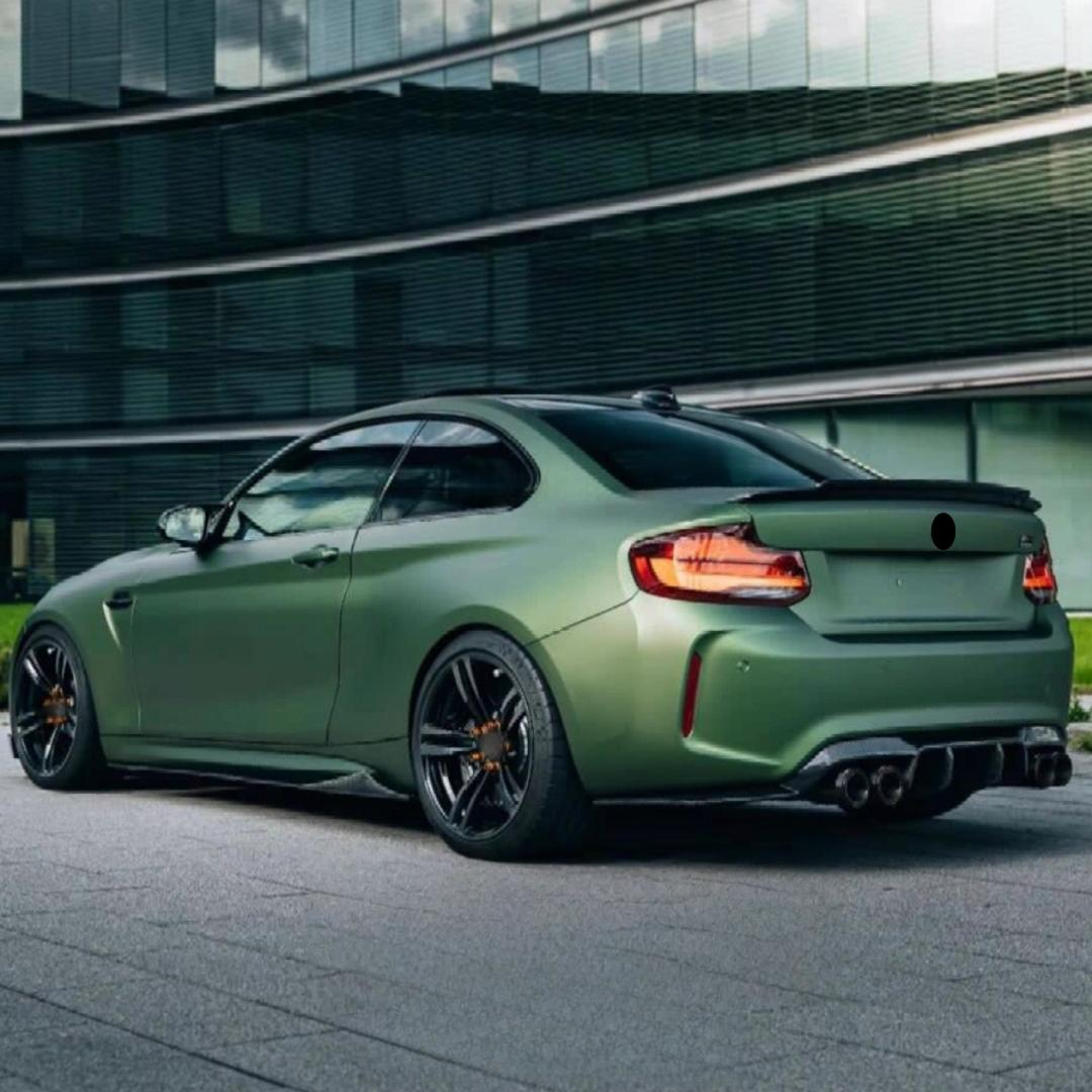 Real Carbon Rear Trunk Wings Spoiler for BMW F87 M2 M2C F22 235i M235i M240i Sport 2014-2022 Rear Spoiler