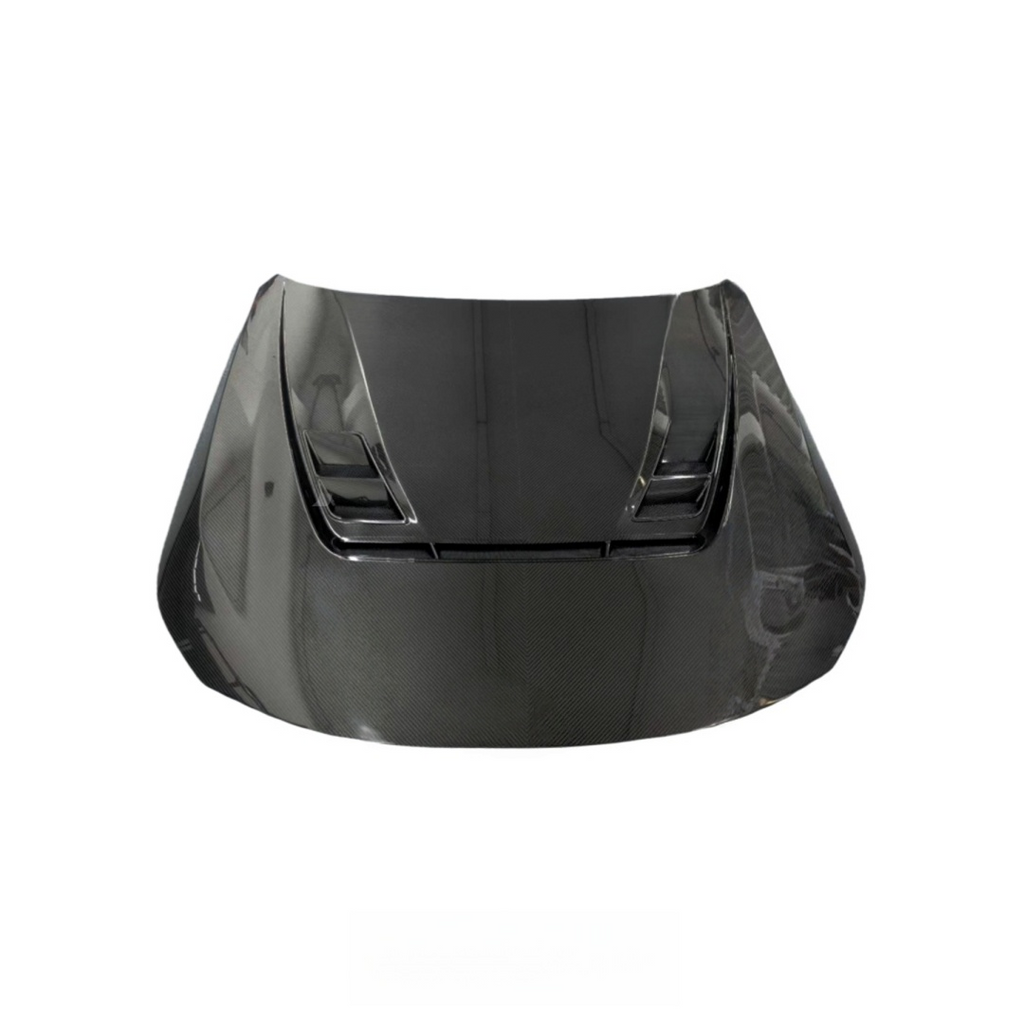 Dry Carbon Fiber Engine Hood Cover for BMW G87 M2/2 Series G42 2023+ Upgrade Replacement Carbon Fiber Hood With Vents