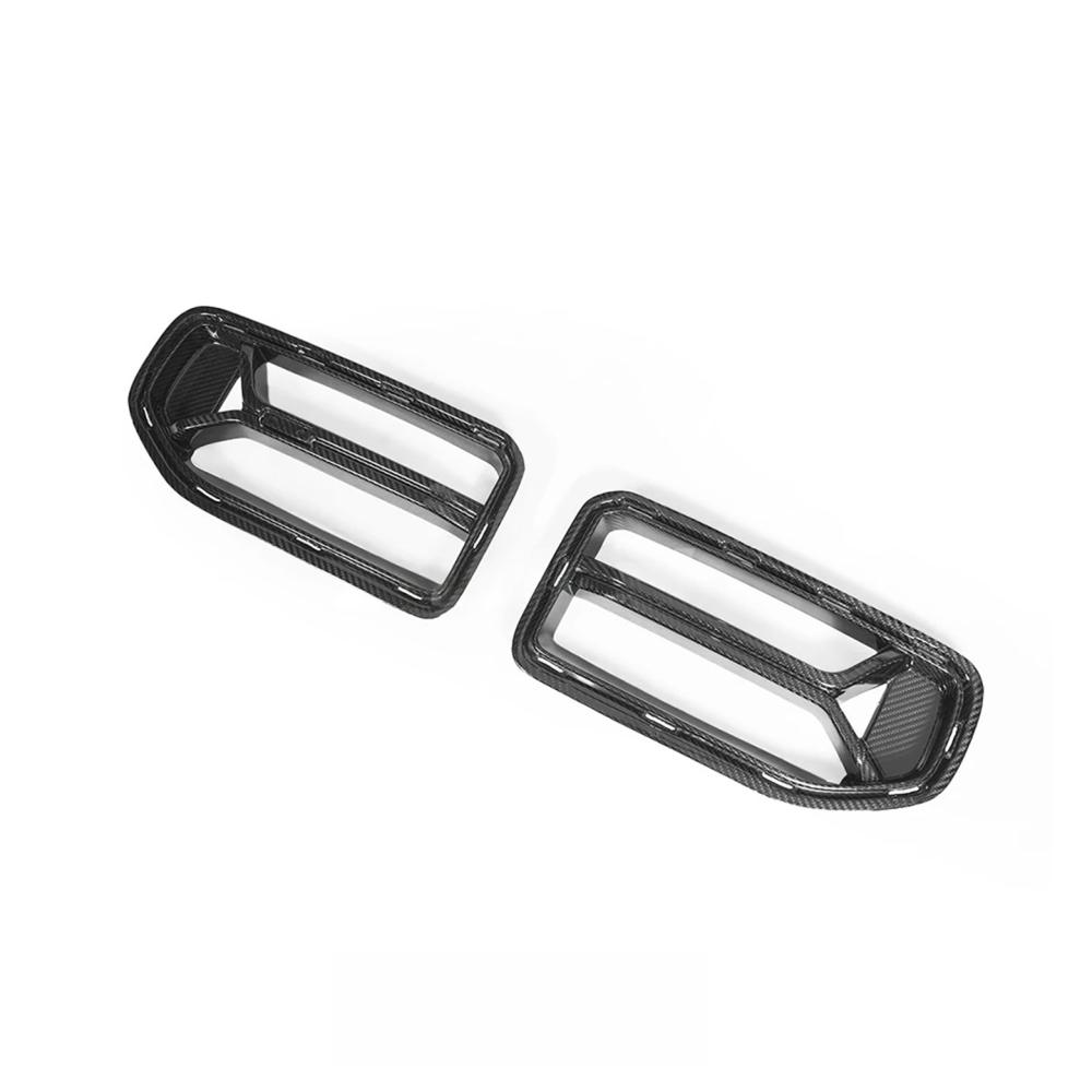 Dry Carbon Fiber Front Bumper Grille for BMW M2 G87 Coupe 2023+ Double Kidney Grille Front Bumper Air Intake Grille