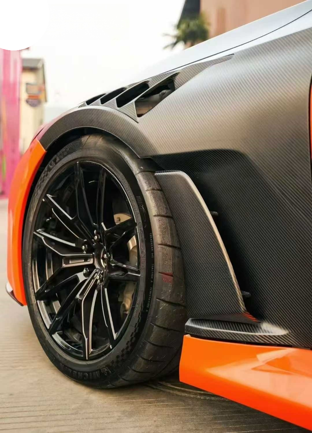 Dry Carbon Fiber Side Fender for BMW G87 M2 Coupe 2023+ Upgrade Replacement Side Fenders With Vents Body Kit