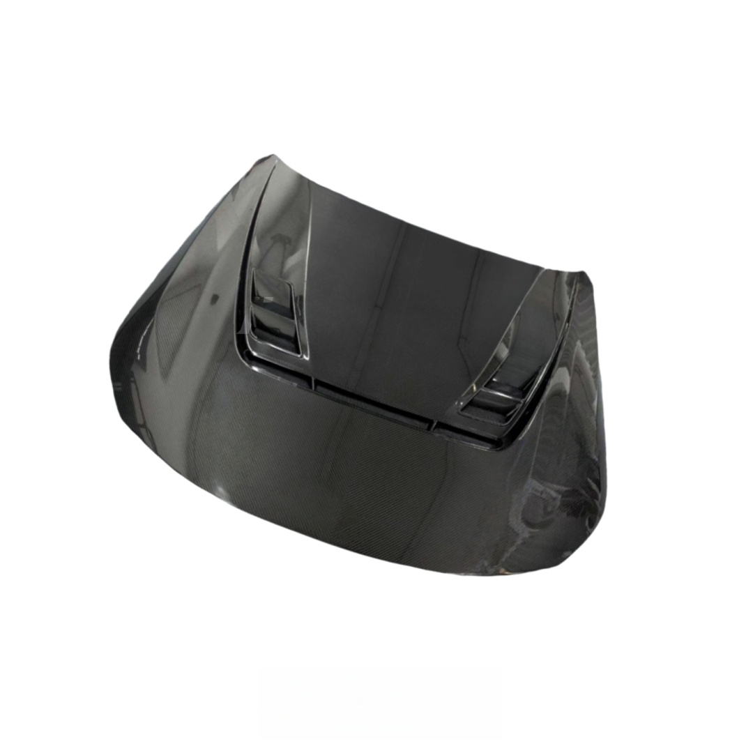 Dry Carbon Fiber Engine Hood Cover for BMW G87 M2/2 Series G42 2023+ Upgrade Replacement Carbon Fiber Hood With Vents
