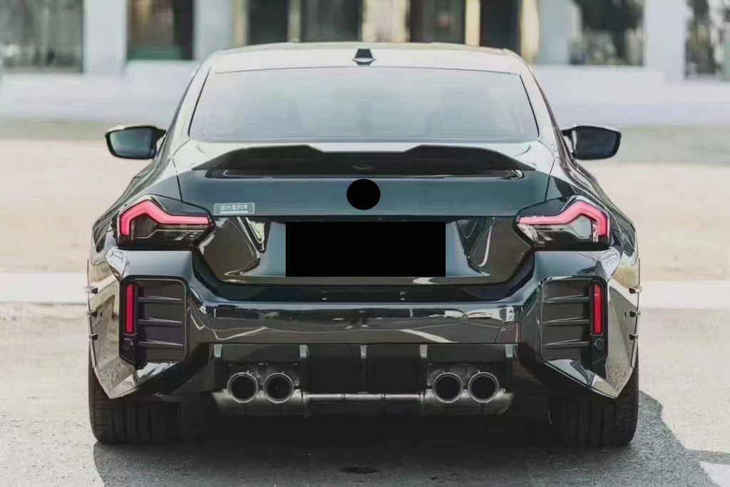 Carbon Fiber Rear Bumper Diffuser Splitter for BMW G87 M2 2023+ Carbon Fiber Rear Diffuser Body Kit