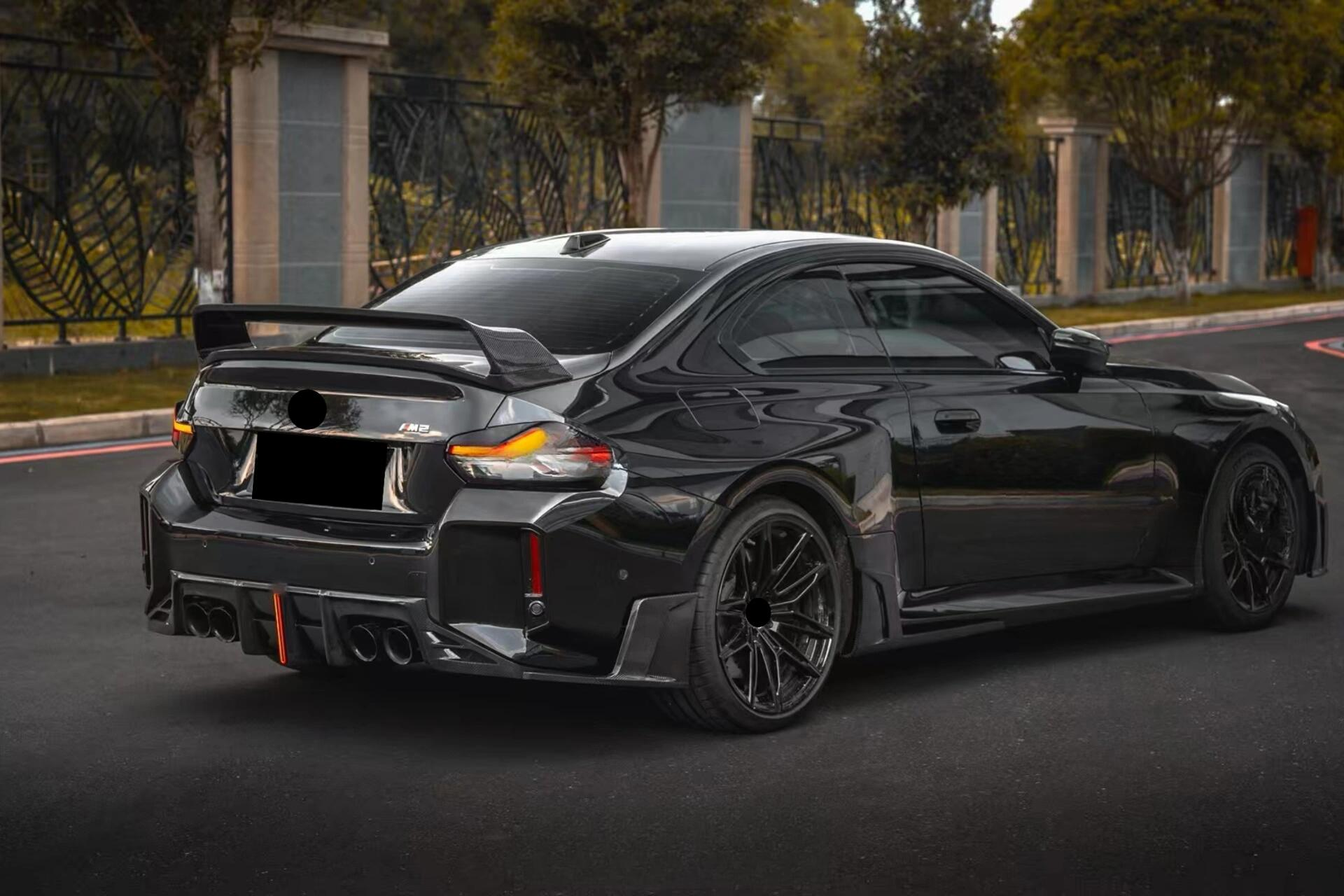 Carbon Fiber Rear Bumper Splitter Diffuser for BMW 2 Series G87 M2 2023-IN Rear Diffuser Lip Body Kit
