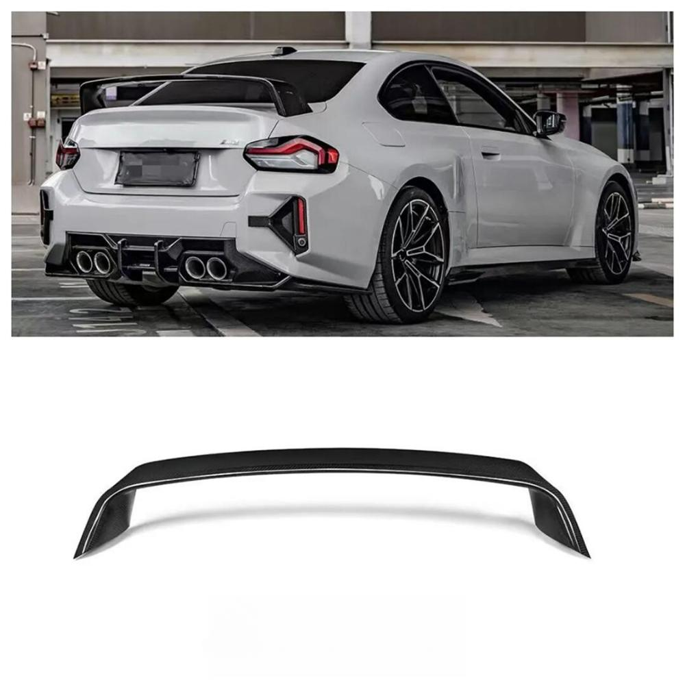 Carbon Fiber Rear Trunk Spoiler Wing for BMW 2 Series G42 G87 M2 2023+ Rear Spoiler Trunk Tail Boot Wing